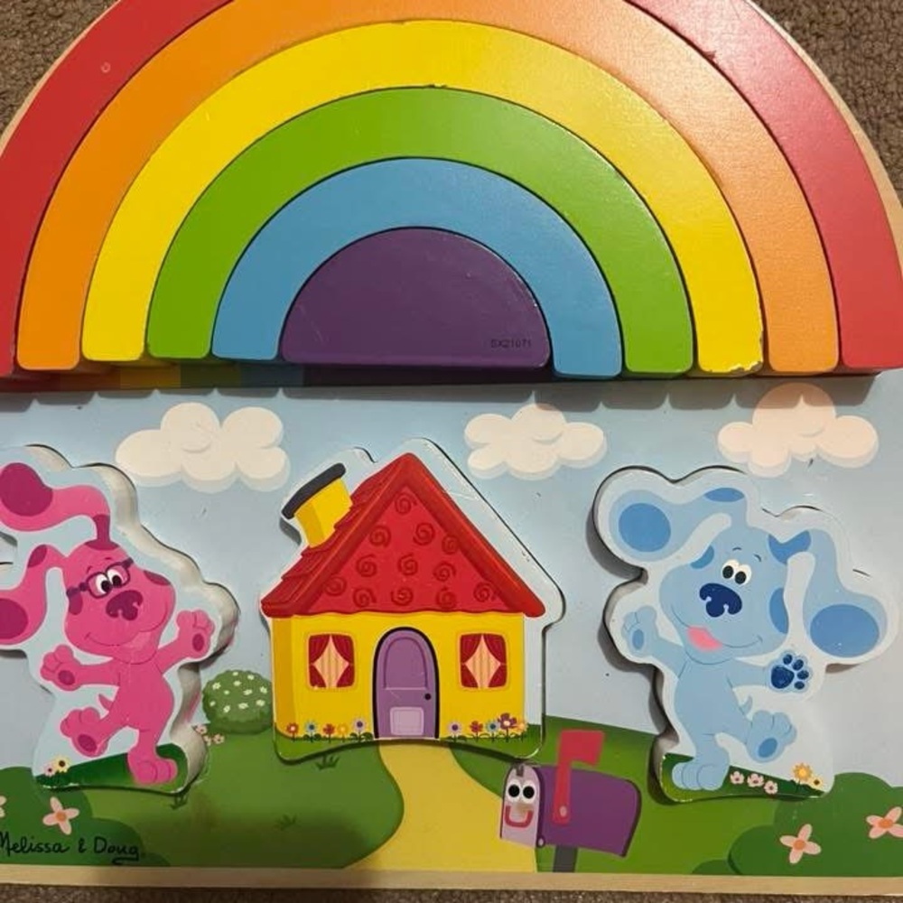 Melissa & Doug Blues Clues rainbow puzzle